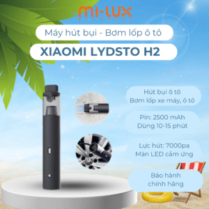 Máy Hút Bụi Cầm Tay Xiaomi Lydsto H2 tích hợp Bơm Lốp Ô Tô, Xe Máy